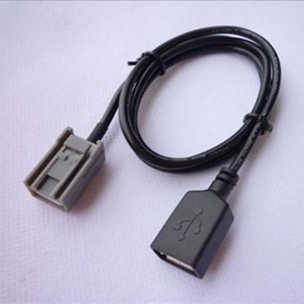 1 шт. 90 см USB Женский Кабель AUX адаптер порта для 2008 года Honda/Civic/CR-V/Accord /Fit MP3 кабель для передачи данных высокого качества