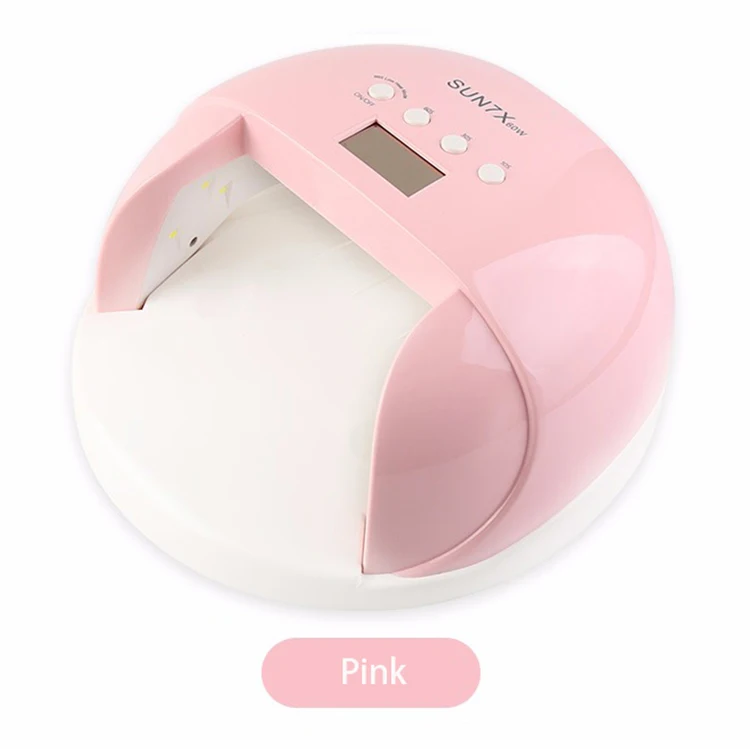 SUN7XPINK SUN7X Профессиональный 60 Вт УФ светодиодный светильник для ногтей лучшая отверждаемая лампа для ногтей сушилка с 4 таймерами Светодиодный УФ лампа для ногтей - Цвет: SUN7XPINK