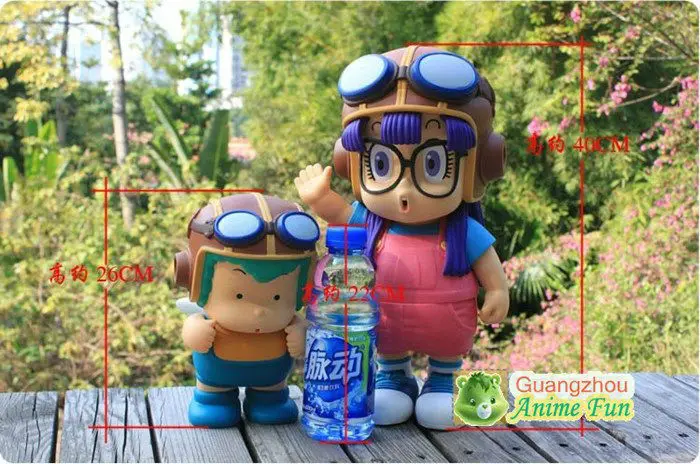 2 шт./компл. Dr.Slump Аниме Фигурки игрушки Arale с летающим капюшоном ПВХ куклы высотой