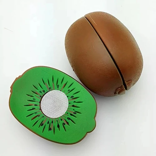 Kiwi fruit Вырезание ролевые игры Набор Обучающие приготовления пищи моделирование миниатюрная еда модель фрукты и овощи Дети кухня игрушка для детей - Цвет: Kiwi fruit