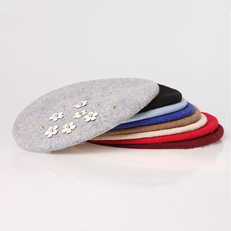 Бесплатная доставка 4 вида цветов Горячая Распродажа ромашка цветочный берет