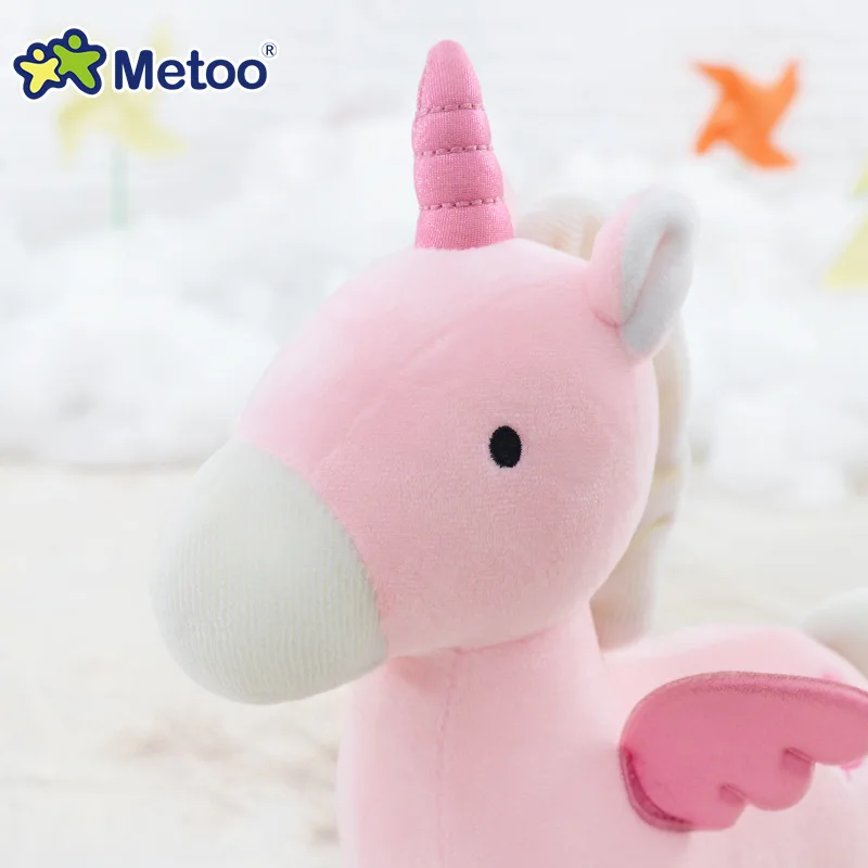 Kawaii милые плюшевые единорог игрушки мягкие животных лошадка с куклой для малышей