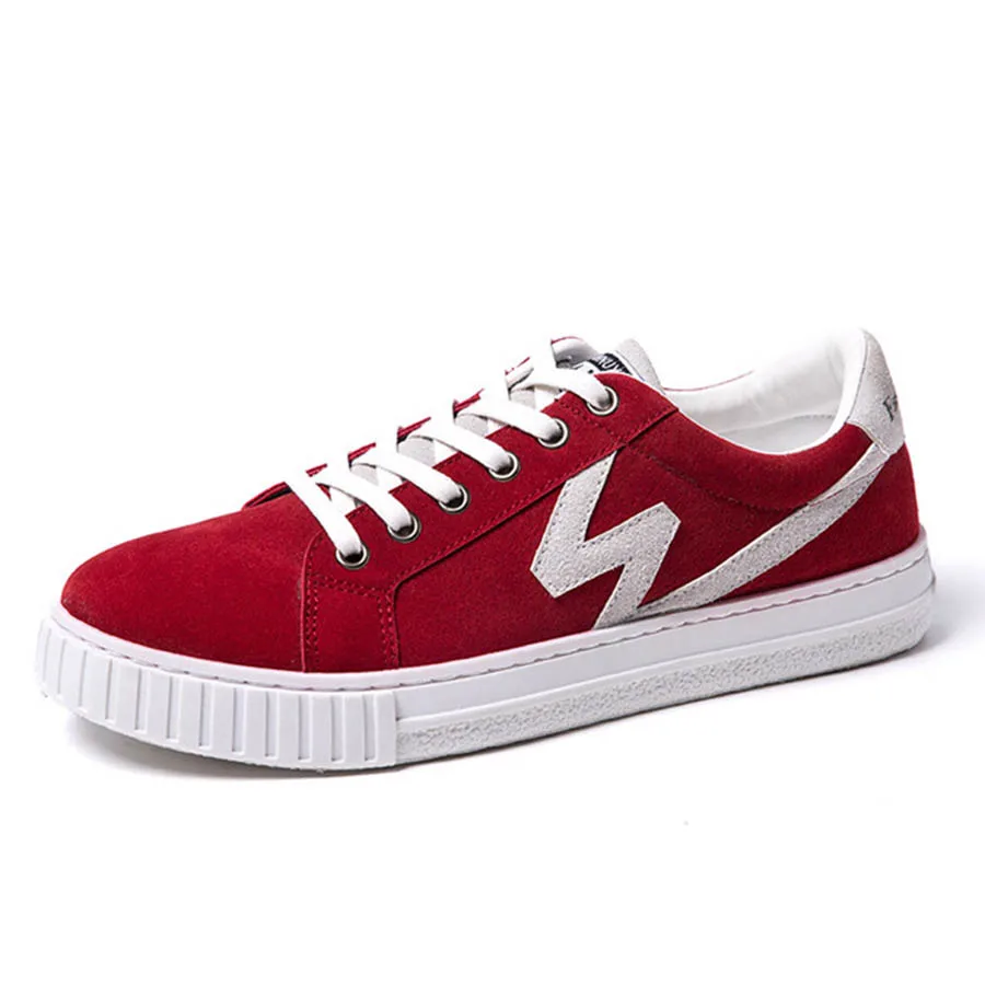 

Fashion Men'S Casual Sports Shoes Breathable And Comfortable Hard-Wearing and Anti-Skid Sewing Lace-Up Men'S Tide Shoes Male
