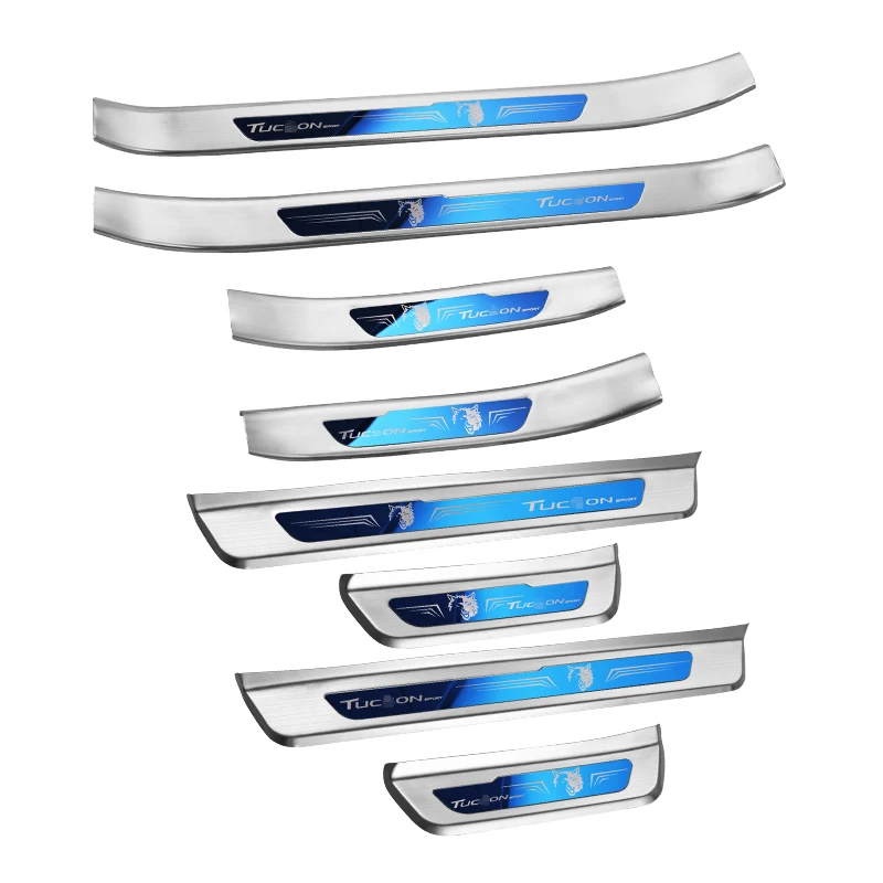 Высококачественная Накладка на порог из нержавеющей стали для Hyundai Tucson2015 2016 2017 2018