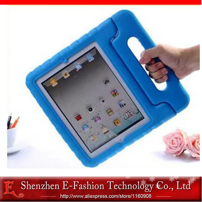 Kids Safe Portable Shockproof Protection Case Cover Shell for New iPad Air 5 9.7 EVA Foam Handle Stand Freeshipping | Компьютеры и