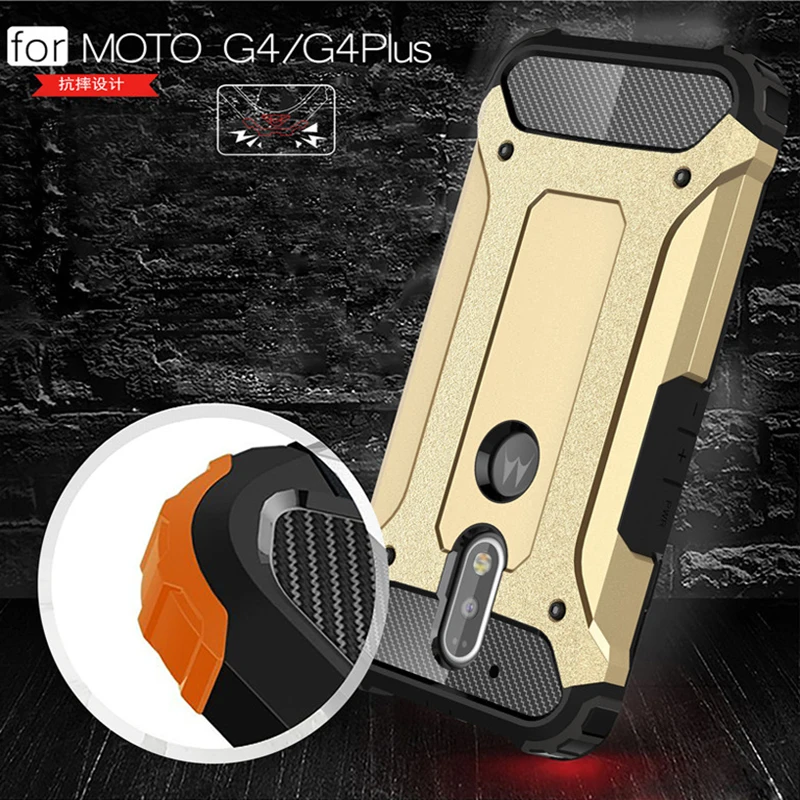 Прочный Гибридный противоударный защитный чехол для телефона Motorola Moto G4 Plus