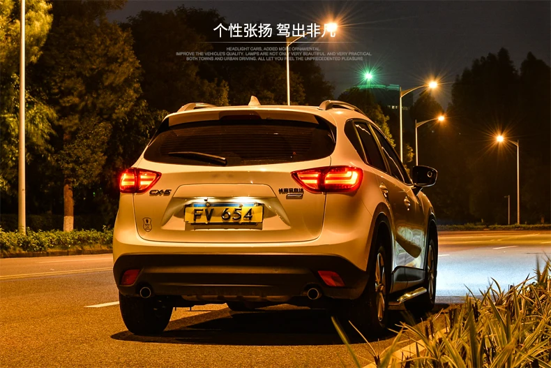 Автомобильный Стайлинг для Mazda CX-5 задний светильник s 2011- CX5 светодиодный задний фонарь CX-5 светодиодный задний фонарь DRL+ тормоз+ Парк+ сигнальный светодиодный светильник