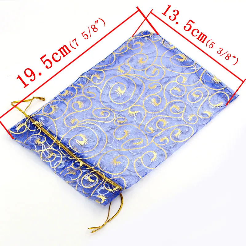 Женские дизайнерские свадебные подарочные пакеты и мешочки Королевского синего