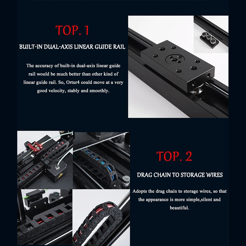 Промышленный 3D-принтер Ortur4 9 точек печати автоматическое выравнивание сборка 3d 98%