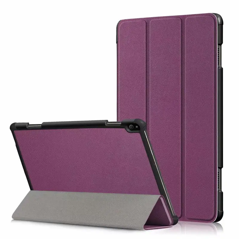 Purple Тонкий магнитный складной чехол для lenovo Tab P10 TB-X705F TB-X705L смарт-чехол-подставка для lenovo Tab P10 X705 чехол - Цвет: Purple