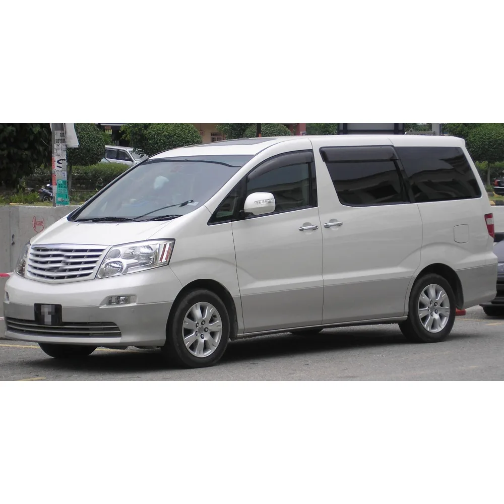 Для Toyota Alphard 2002-2007 Дверная ручка Крышка дверная чаша хромированные аксессуары наклейки для стайлинга автомобилей
