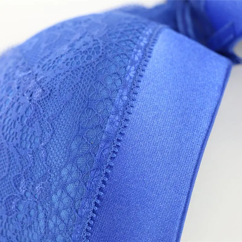 UIECOE для женщин кружево бюстгальтер хлопок Цветочный Bralette белье Женский Push Up