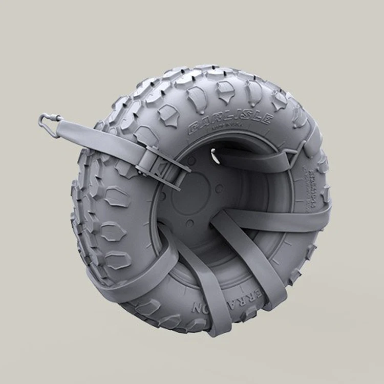1/35 масштаб Неокрашенная полимерная фигурка US ATV quad bike upgrade set wheel 2 PCS collection Figure -