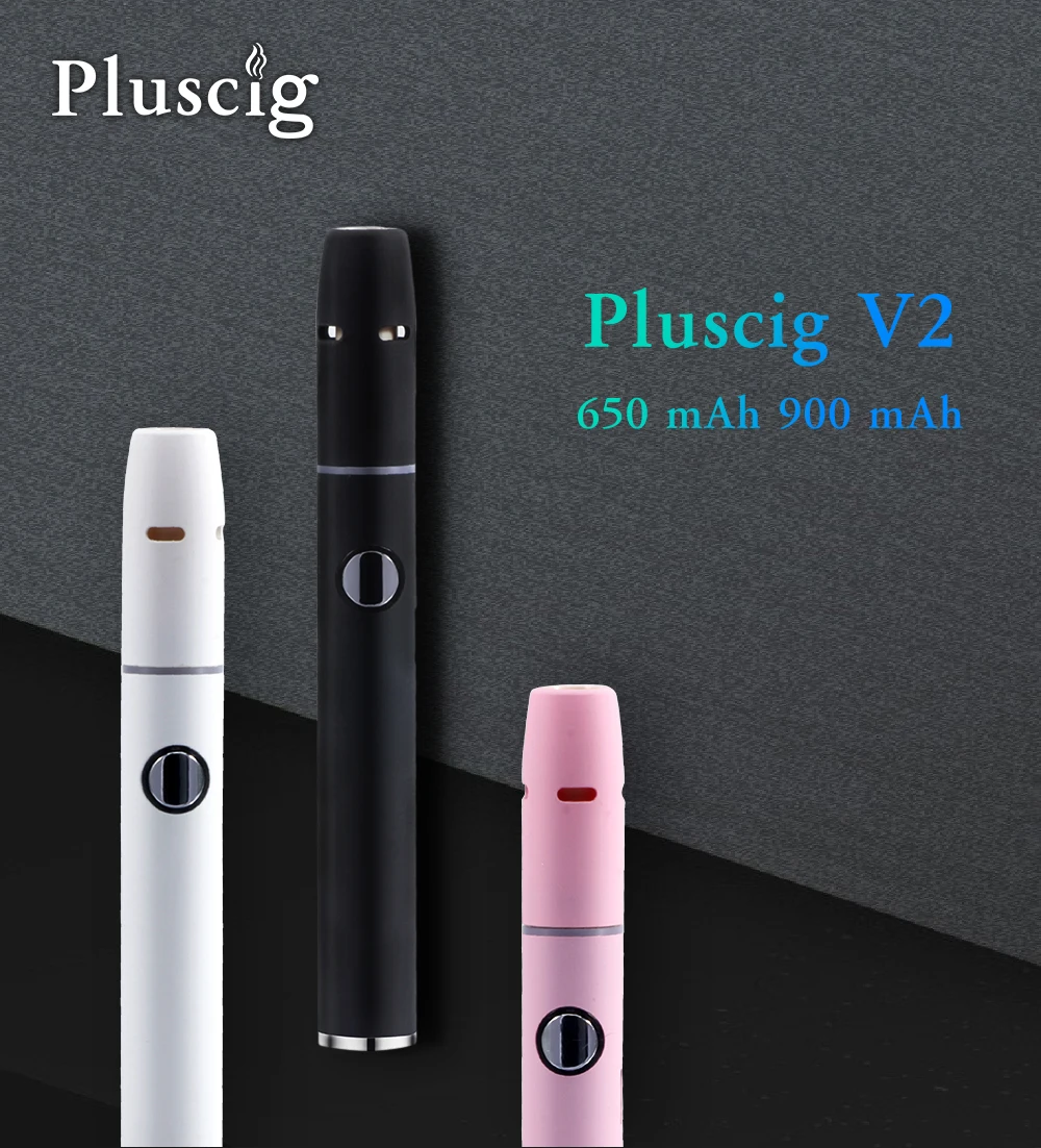 Pluscig V2 900 мАч нагревательная ручка без сжигания испаритель Корея Япония|dry herb