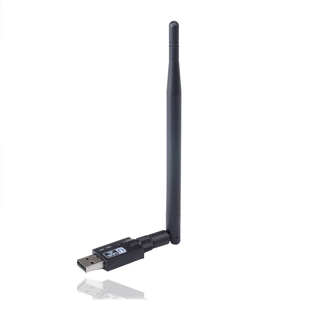 150Mbps Wireless-N Adapter black 150M5db with WPS key wireless card USB | Компьютеры и офис