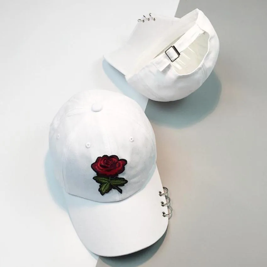 Для женщин мужчин пара Роуз Бейсбол Кепки унисекс Snapback хип хоп плоским челнока