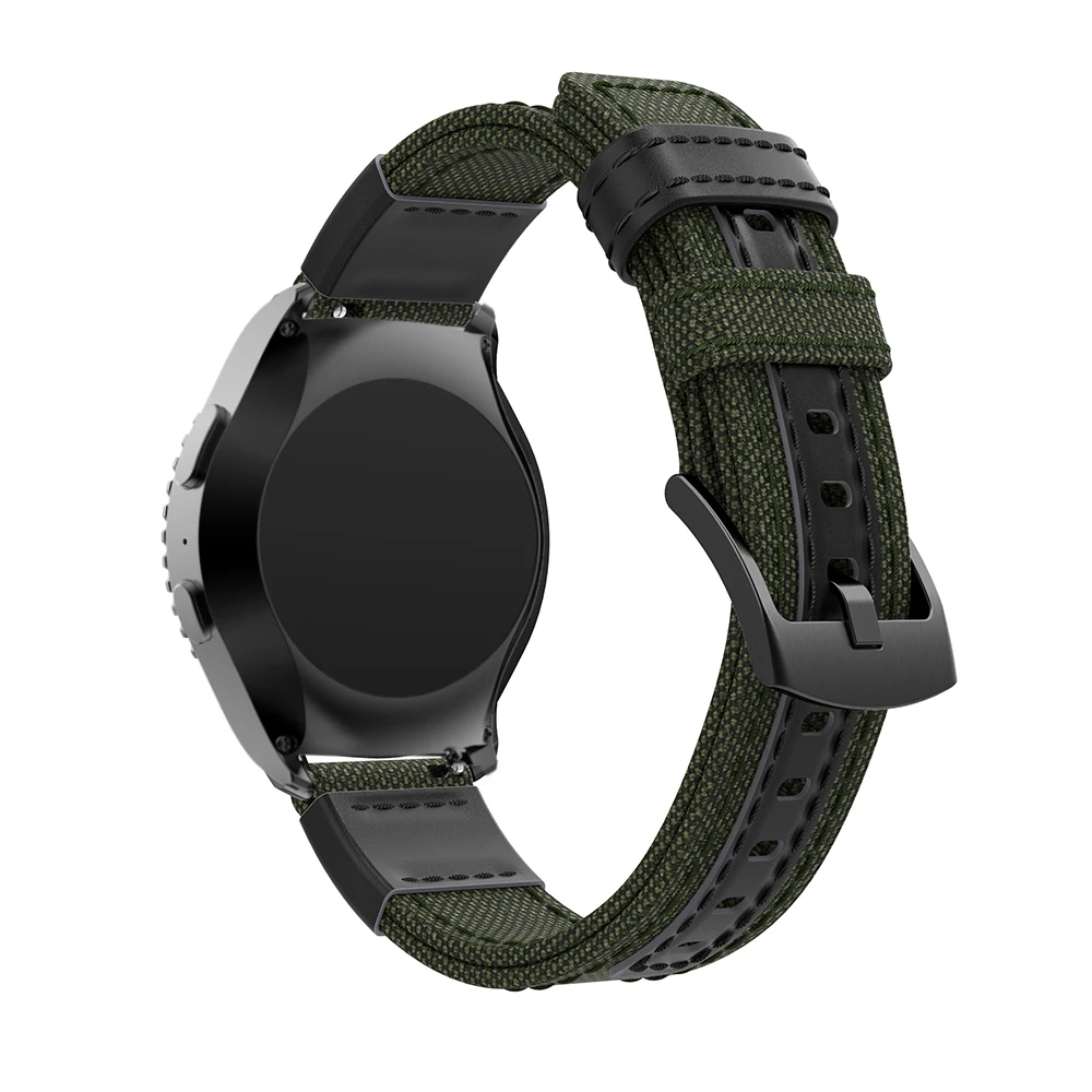 20 мм нейлоновый ремешок для наручных часов Garmin Vivoactive 3 Смарт браслет Samsung Galaxy Watch 42