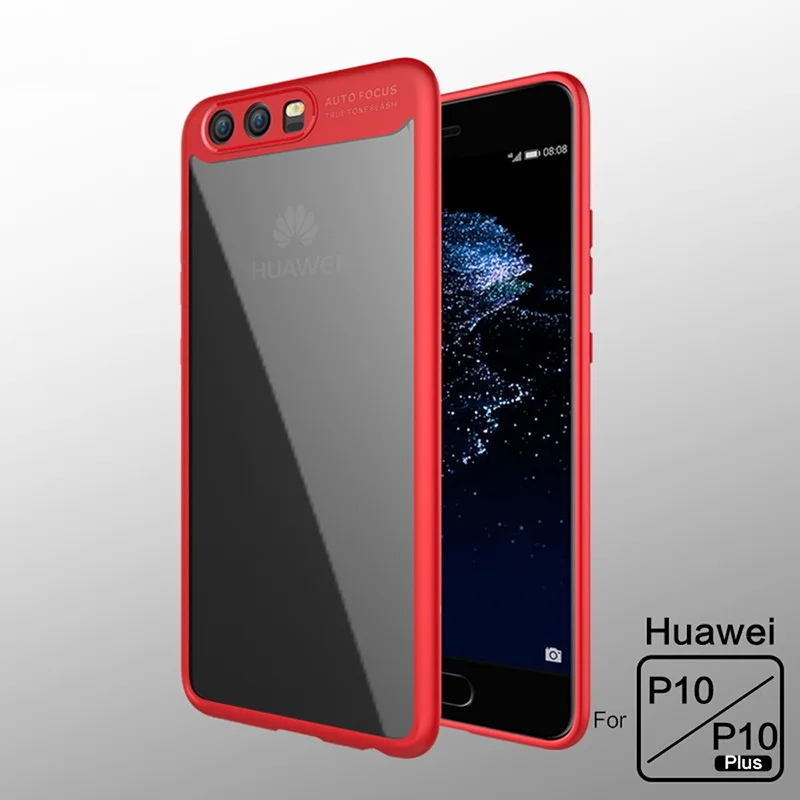 Huawei P10 Plus Case P 10 Back Cover Soft TPU Frame Protection Ultra Thin Transparent Acrylic for Phone Cases |