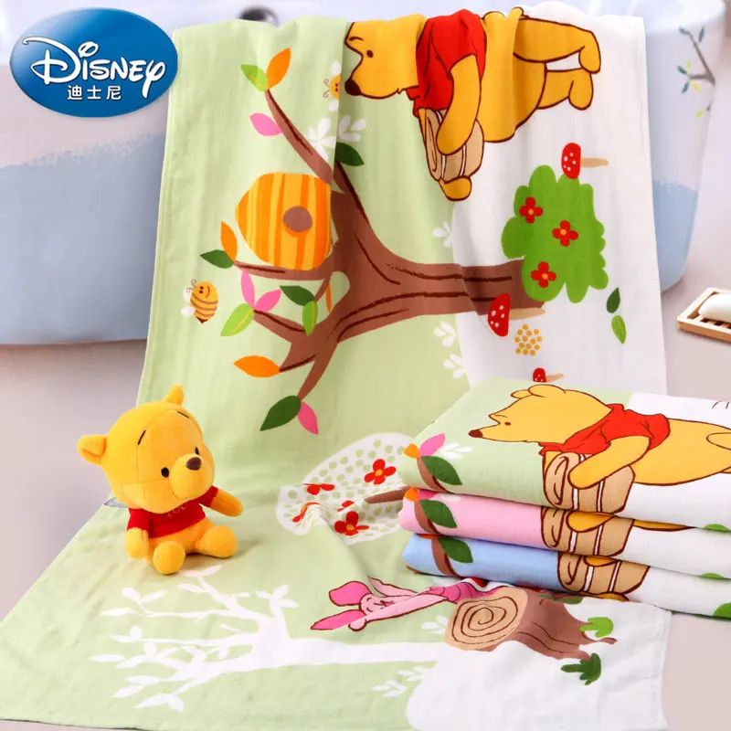 Disney хлопковое газовое Большое банное полотенце 70*140 см детское комфортное | Мать и