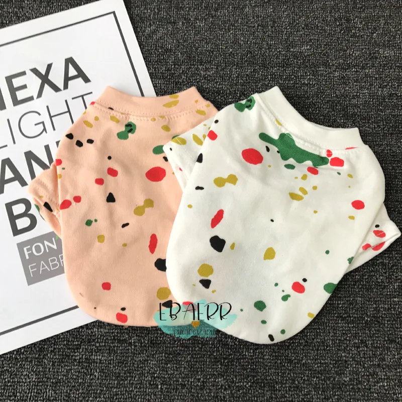 Хлопковый свитер для щенка чихуахуа весенняя одежда домашних животных маленьких