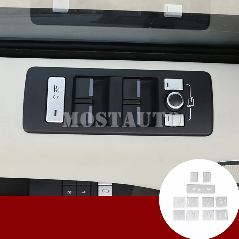 Для Land Rover Range Rover L405 внутренний Автомобильный Дверной замок и разблокировка отделочное покрытие кнопки 2013- 11 шт