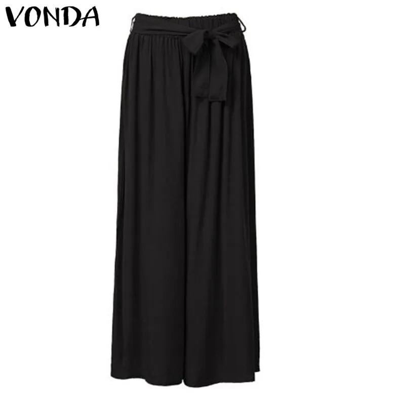 Брюки VONDA для беременных свободные хлопковые брюки большого размера с бантом