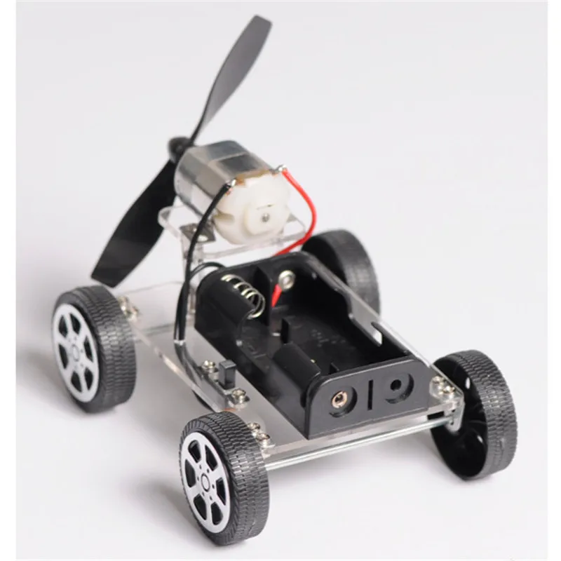 Smarian миниатюрный ветровой Автомобиль DIY головоломка Робот автомобиль шасси