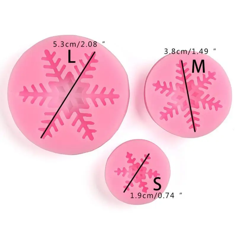 3D Снежинка шоколадный торт силиконовые формы поделки помадка выпечки Пособия по