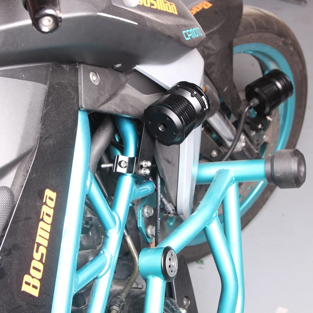 BOSMAA TG29 мотоциклетный светодиодный кронштейн для фары для Кафе racer Chopper мотоцикла охотничий держатель для лампы 22-54 мм