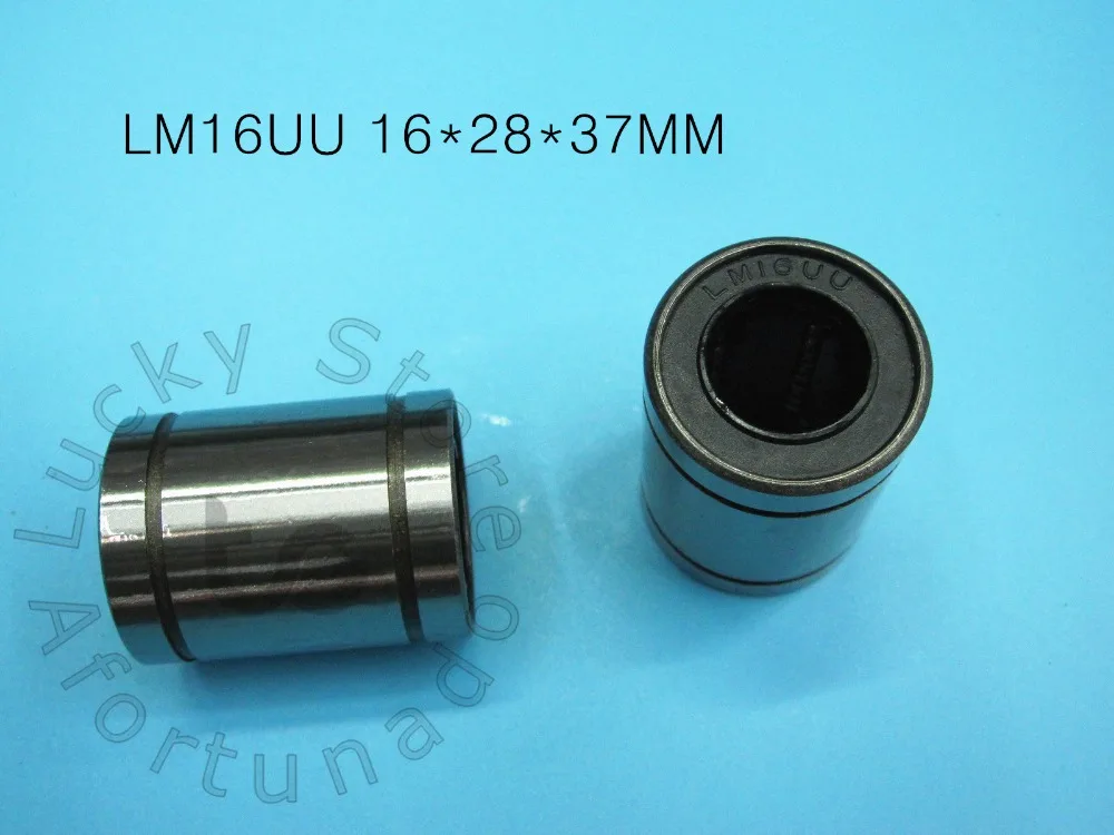 LM16UU bearing 16*28*37mm Free Shipping  LM16UU 16mm Linear Ball Bearing Bushing 16*28*37mm for 3d printer parts