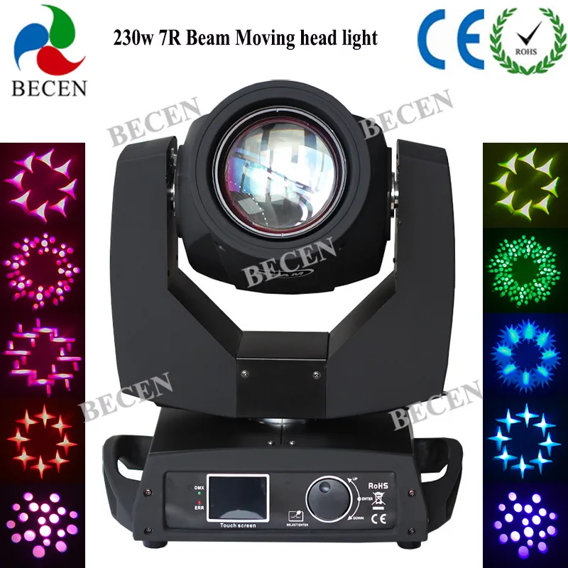 Топ номинал 230 Вт sharpy движущийся луч света цветной сенсорный экран 3 в 1 головной