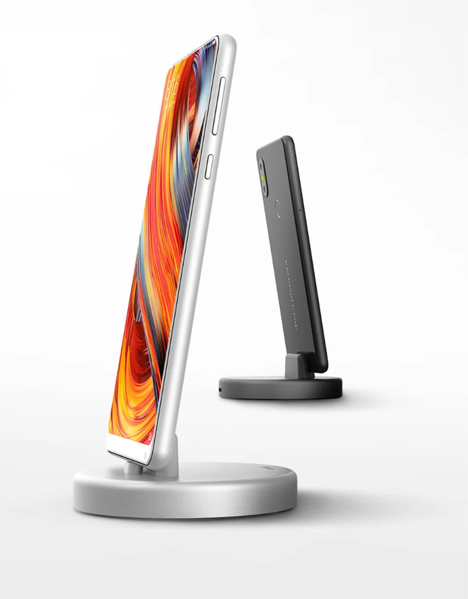 Беспроводное зарядное устройство Xiaomi Panki type-c с подставкой для телефона, быстрая Беспроводная зарядная подставка 18 Вт для samsung S9/S9+ S8 Note 9 9+ кабель 1,2 м