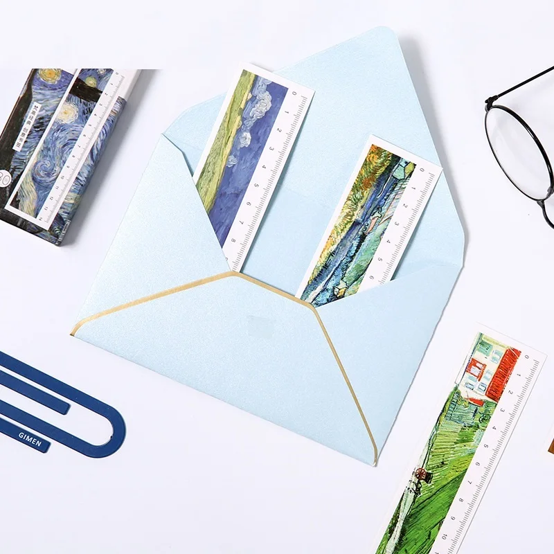 6 компл./лот Ван Гог картина искусства закладки Винтаж маслом Memo карты страница