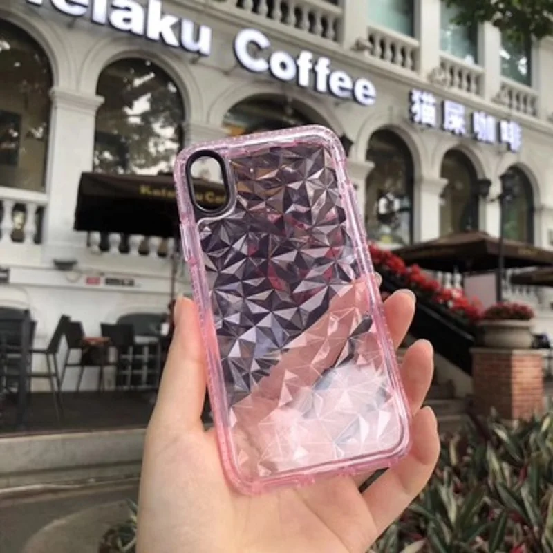 Оригинальный чехол для iPhone 6 телефона 6s 7 8 Plus X модный геометрический 3D