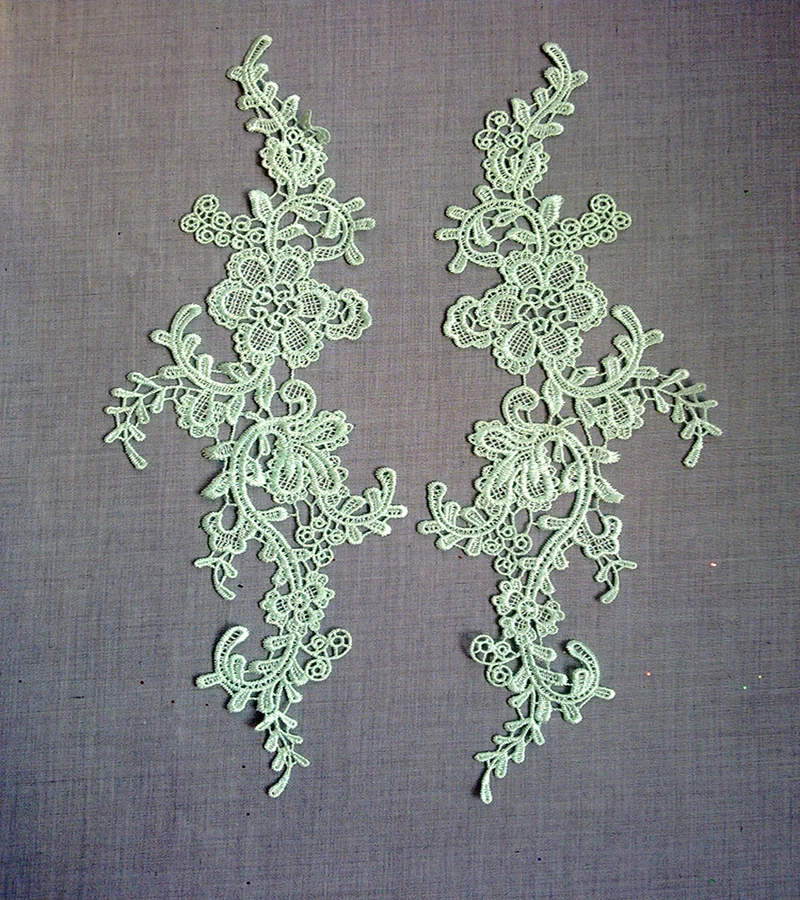 5 пар кружевные нашивки сделай сам венецианские цветы Кружевная аппликация