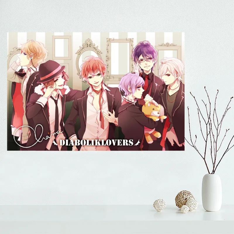 Хороший пользовательский DIABOLIK LOVERS Холст плакат печать живопись искусство