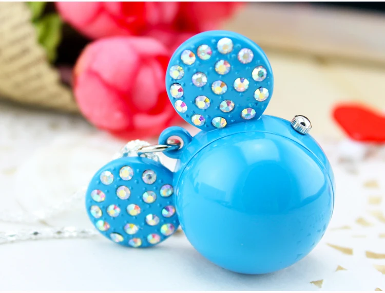 Редкий чехол из латуни ожерелье карманные часы коллекция бриллиантовые с