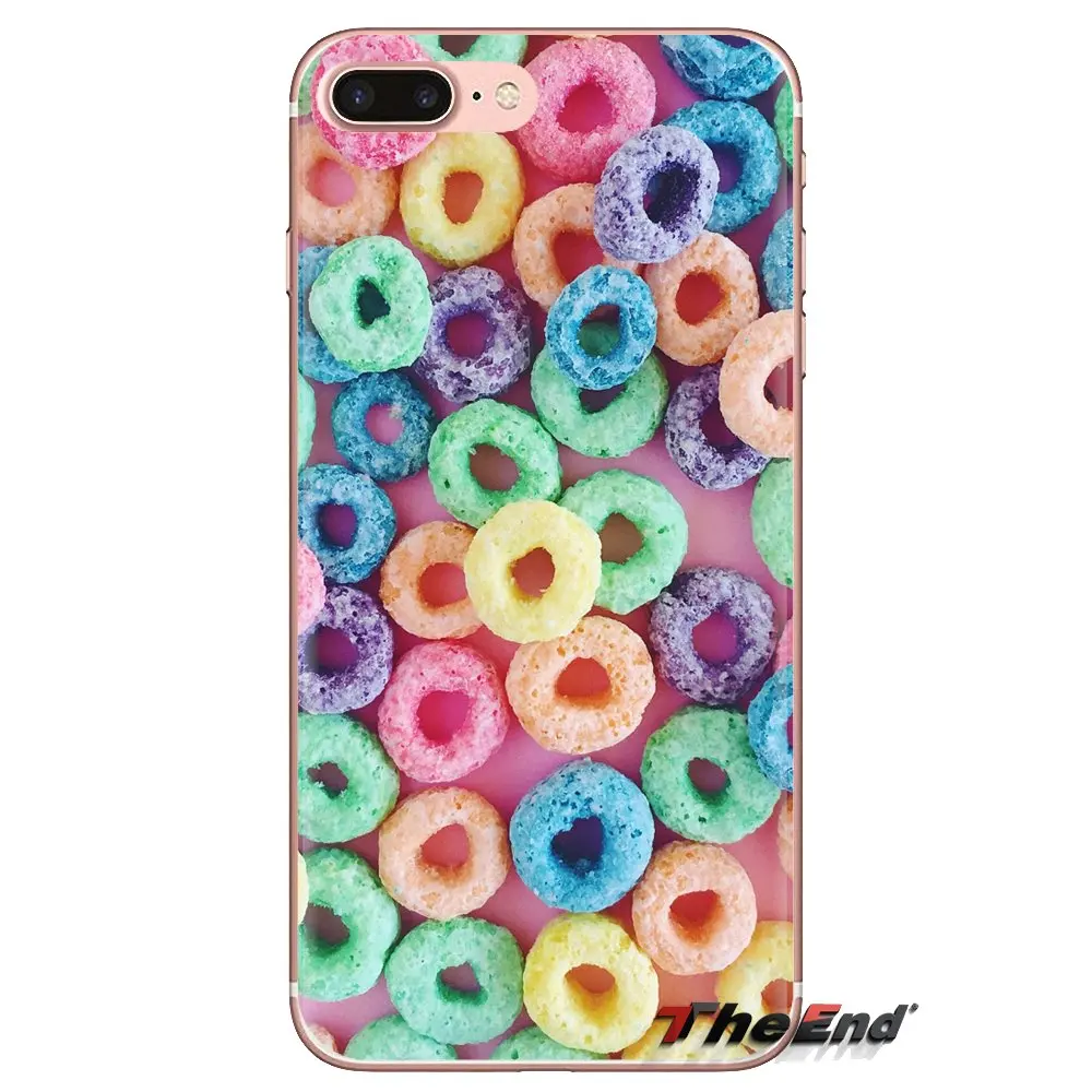 Transparent Soft Cases Doughnut doughnuts Cookies Sprinkle For iPod Touch Apple iPhone 4 4S 5 5S SE 5C 6 6S 7 8 X XR XS Plus MAX |