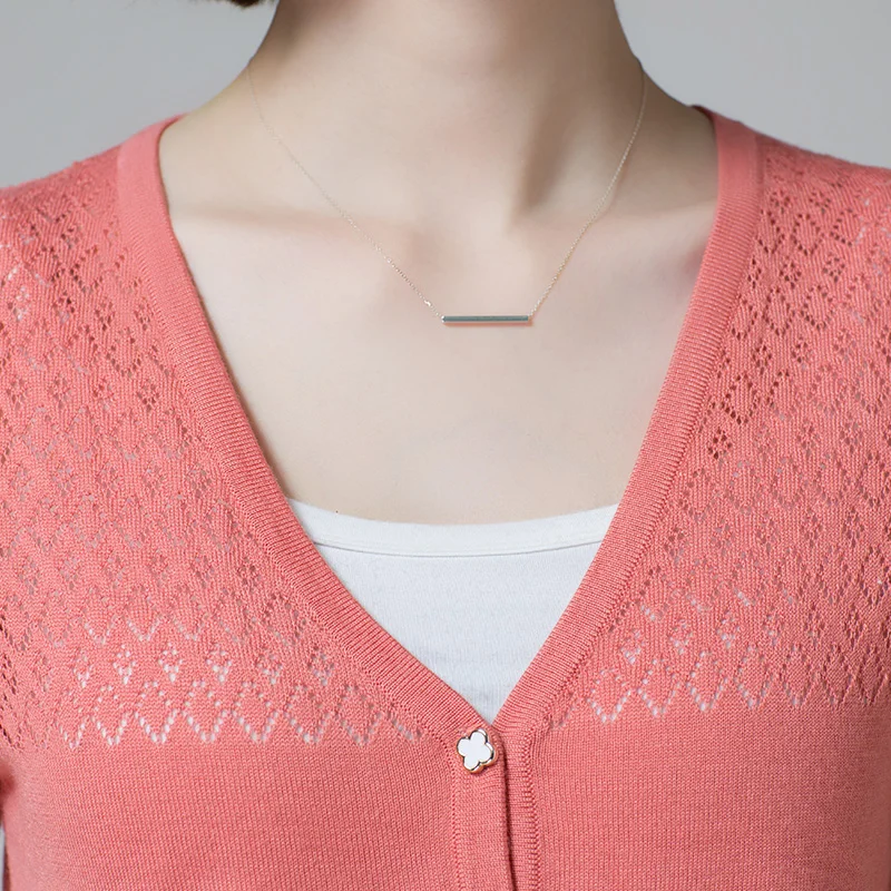 Женский тонкий трикотажный кардиган элегантный с V образным вырезом и вырезами