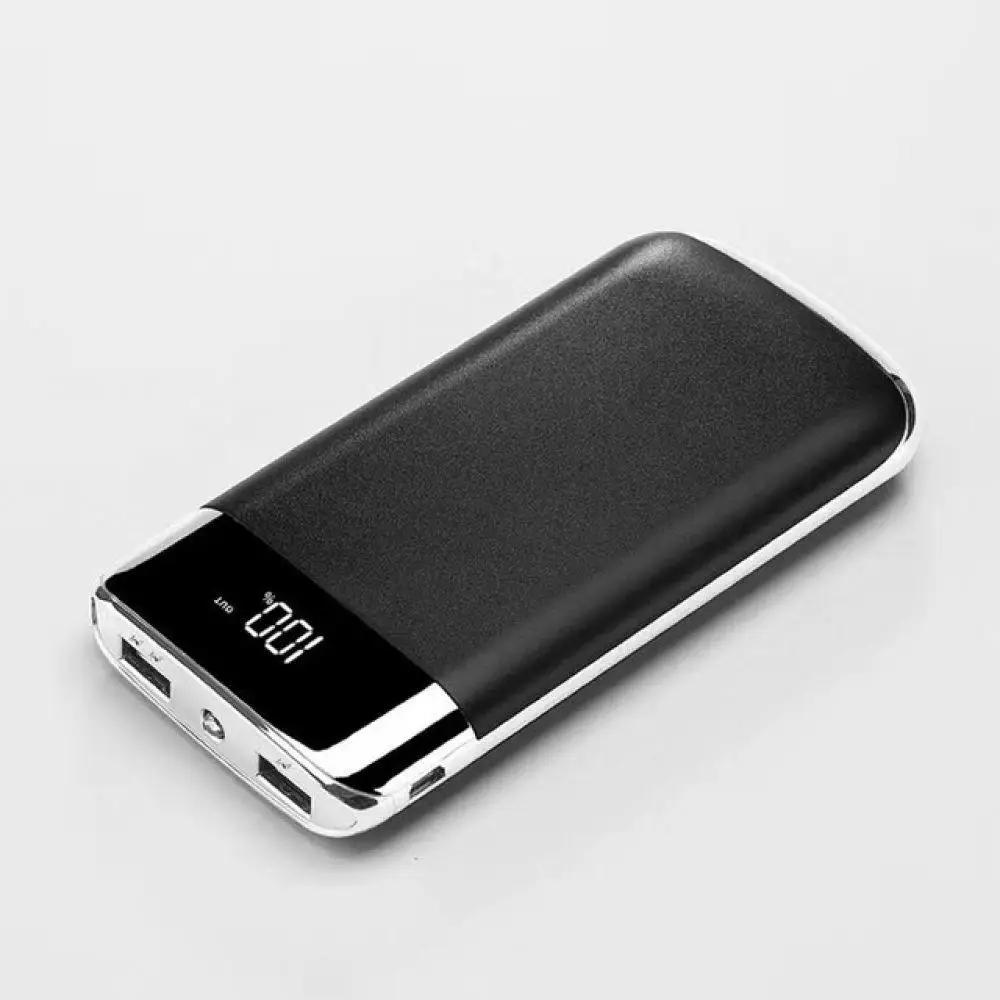 Для Xiaomi Mi iphone XS Note 8 20000 мАч Внешний аккумулятор внешний 2 USB светодиодный