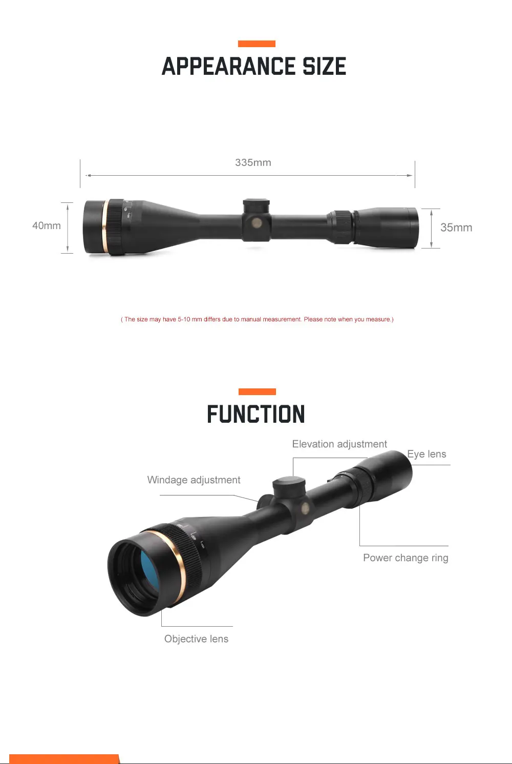 LUGER VX-3 4,5-14x40 охотничья Оптика прицел тактическое стекло Сетка Mil-Dot прицел для винтовки Воздушный пистолет