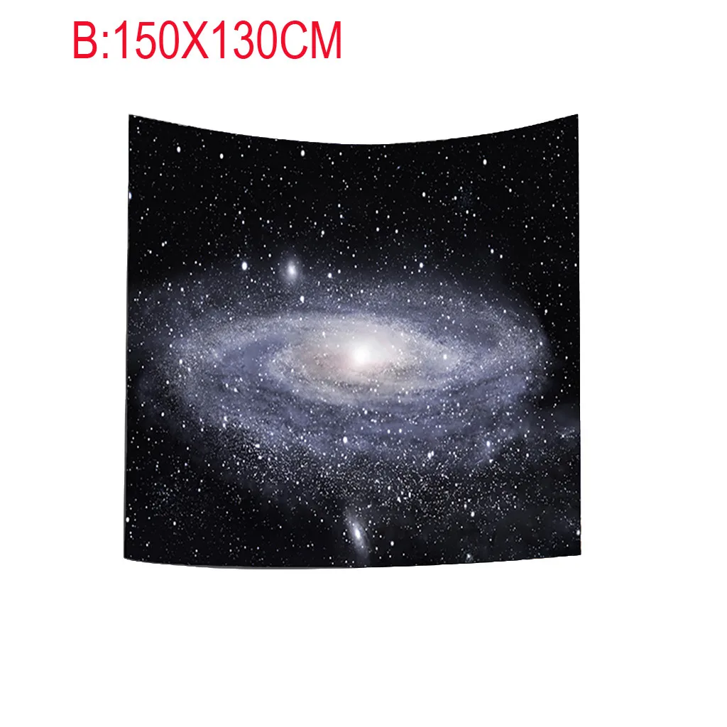 Настенный гобелен с принтом космической туманности Брезентовая ткань мандалы
