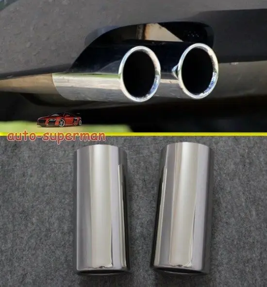 Хромированный наконечник выхлопной трубы для BMW 3 Series E90 323 325 328 2006 2011 | Хромирование -32306171350