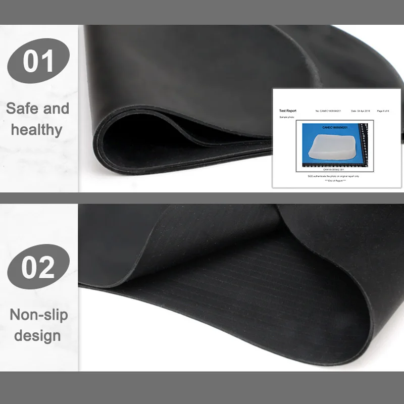 1 шт. шапочка для плавания взрослых силиконовая бассейна простая матовая