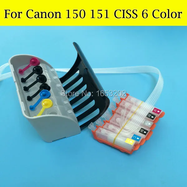 

Система СНПЧ 150XL PGI150 XL CLI151GY XL CISS PGI150 CLI151 для Canon PIXMA MG6360