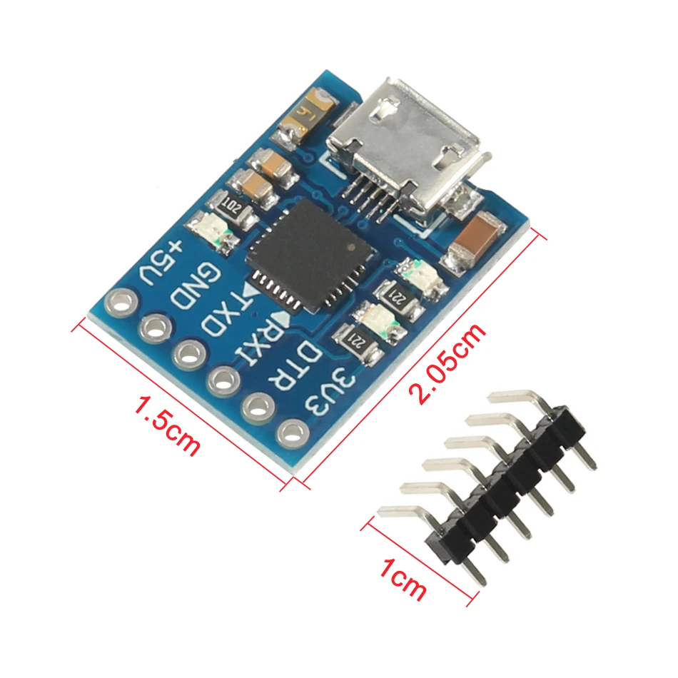 Aokin CP2102 MICRO USB для UART TTL модуль 6Pin последовательный преобразователь STC Замена FT232