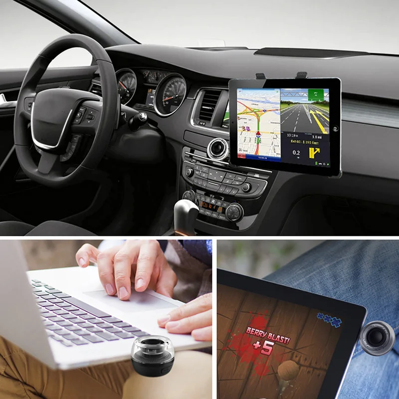 Белая/черная портативная мини Колонка 3 5 мм Aux перезаряжаемый громкоговоритель