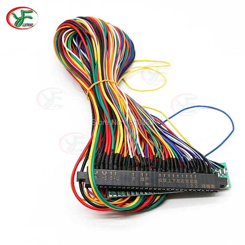28pin удлинитель JAMMA 1 м длина аркадная игровая доска 28PIN жгут проводов мужские и