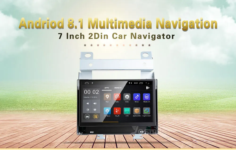 Josmile 2 din Android 8,1 gps Автомобильный мультимедийный плеер для Land Rover freelander 2 2007 2008 2009 2010 2011 2012 радио головное устройство 4G