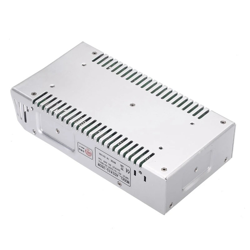 AC 110 V/220 V DC 24V 15A 360W блок питания трансформатор переключатель для светодиодной